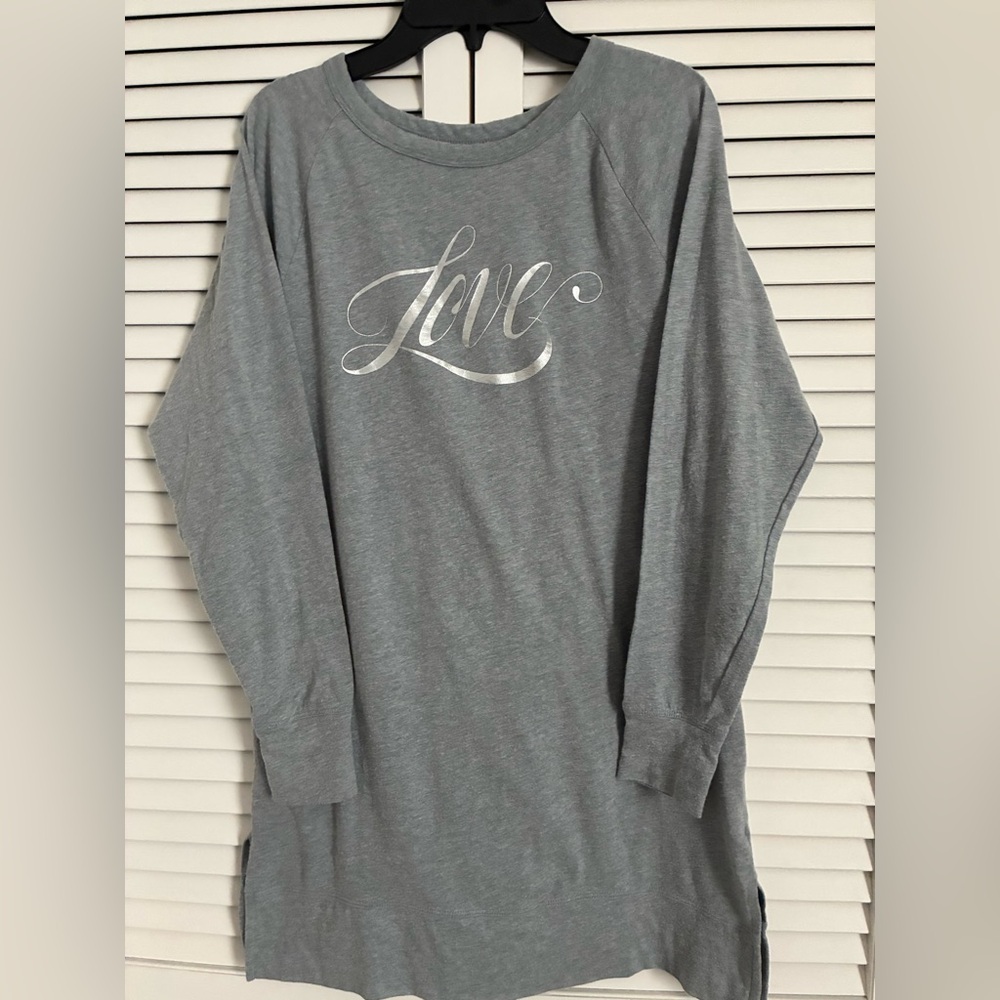 Victoria's Secret “Love” Gray Nightgown
